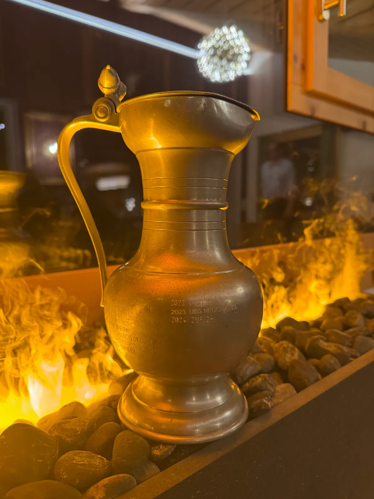 EHC UBS Zürich with the winners' trophy in Prague 2024